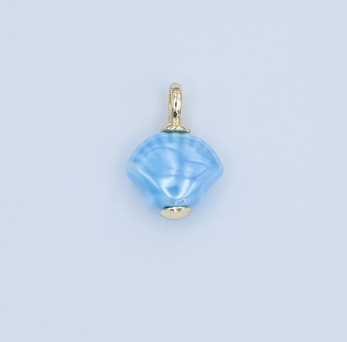 Shell Charm Baby Blue