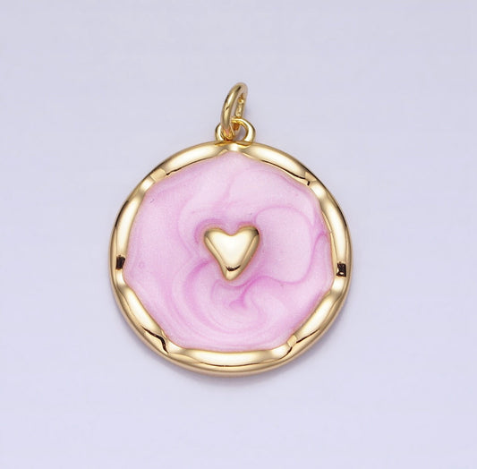 Heart Charm Pink