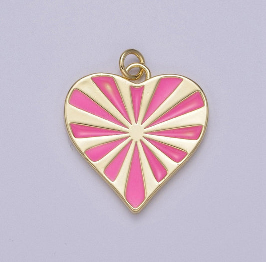 Heart Pendant Pink