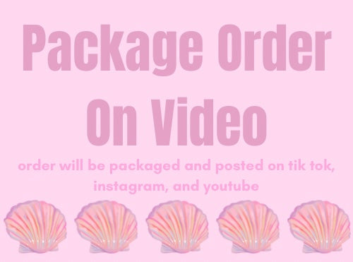 Package My Order on Video